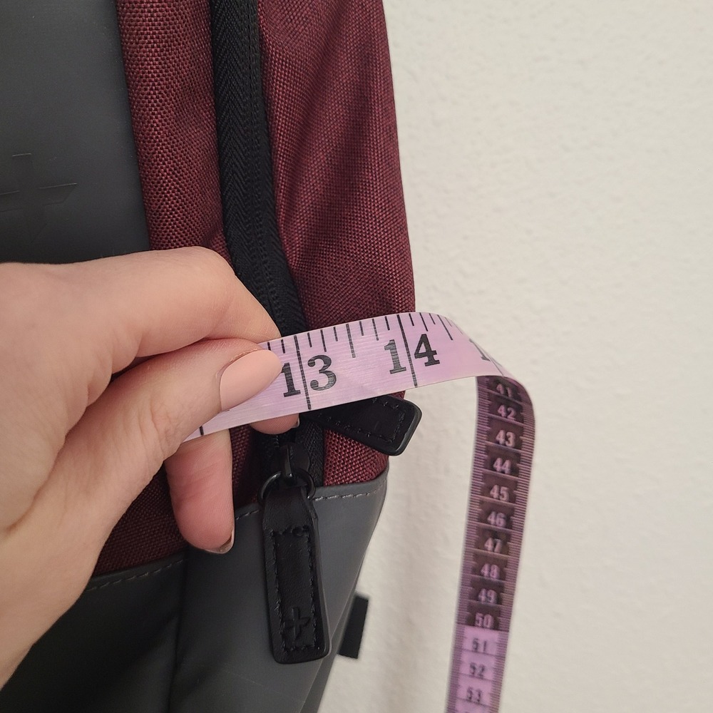 Tavik Daley TripleFin Travel Backpack One Size Raspberry Red Commuter Minimal - Picture 7 of 9